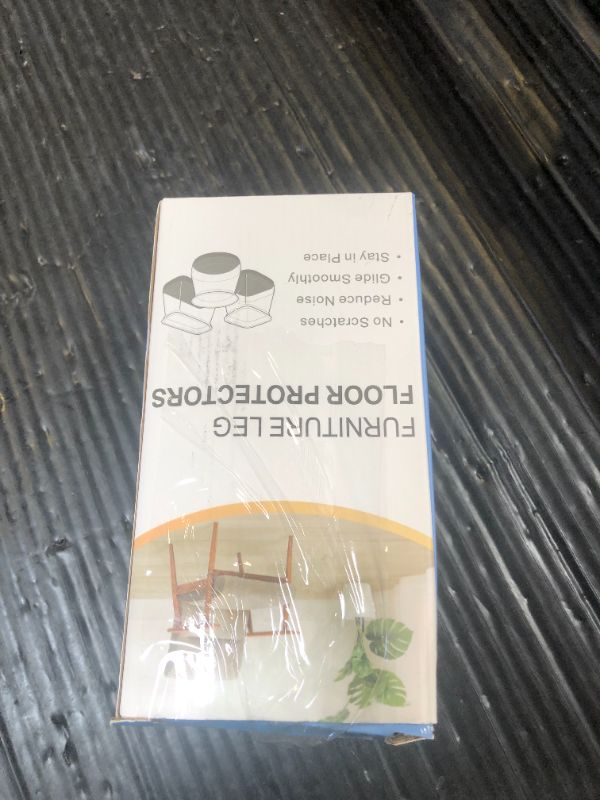 Photo 1 of 24 Pcs Chair Leg Floor Protectors for Hardwood Floors Silicone Covers to Protect Wood Tile Floors Felt Pads Furniture Leg Caps Non Slip Reduce Noise (Fit:1.3"-2")