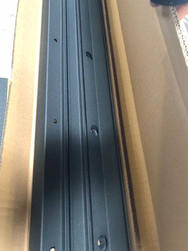 Photo 1 of Rough Country HD2 Aluminum Running Boards for Chevy Silverado & GMC Sierra 1500/2500HD/3500HD (2019-2025) Crew Cab - 5" Wide Non-Slip Step, Easy Bolt-on Install