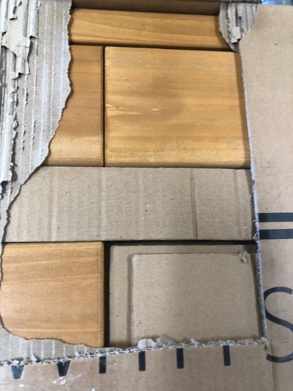 Photo 1 of 6.1ft H x 3.1ft W (1 Panel) Freestanding or Surface Mounted Enclo Sierra Privacy Screen, Wood Privacy Fence Screen, Outdoor or Indoor Decorative Panel, Great for Balcony, Patio, Deck, EC18031