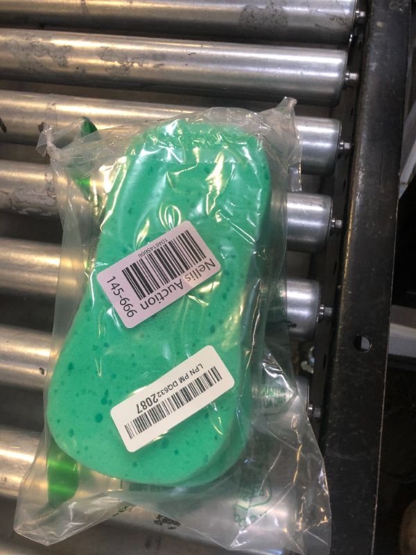 Photo 1 of Large Soft Touch Coral Sponges, 5pack?Non-Scratch, High Foam, for Ultimate Washing Car, Bike, Boat or Household Cleaning Needs (Green)