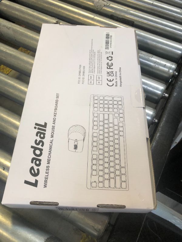 Photo 1 of LeadsaiL FA98 Wireless Mechanical Keyboard and Mouse, 2.4Ghz Cordless Mechanical Keyboard and Silent Mouse, Low-Profile Red Switch, 98-Key Compact Slim 96% Keyboard for Windows/MacOS PC Laptop- Purple