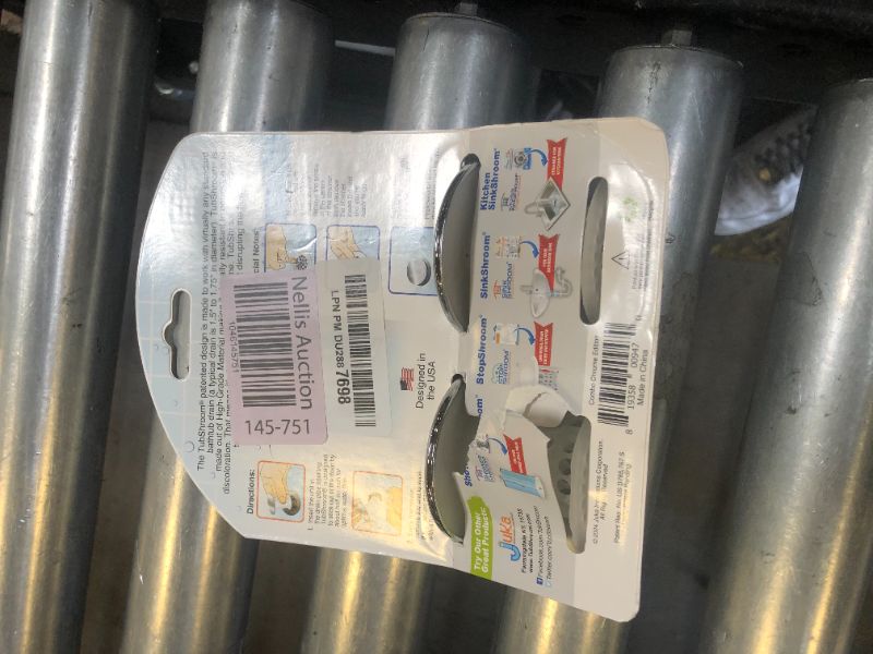 Photo 1 of TubShroom Bathtub Drain Protector and Hair Catcher - 2 Pack, Chrome - Fits 1.5" - 1.75" Bathtub and Shower Drains