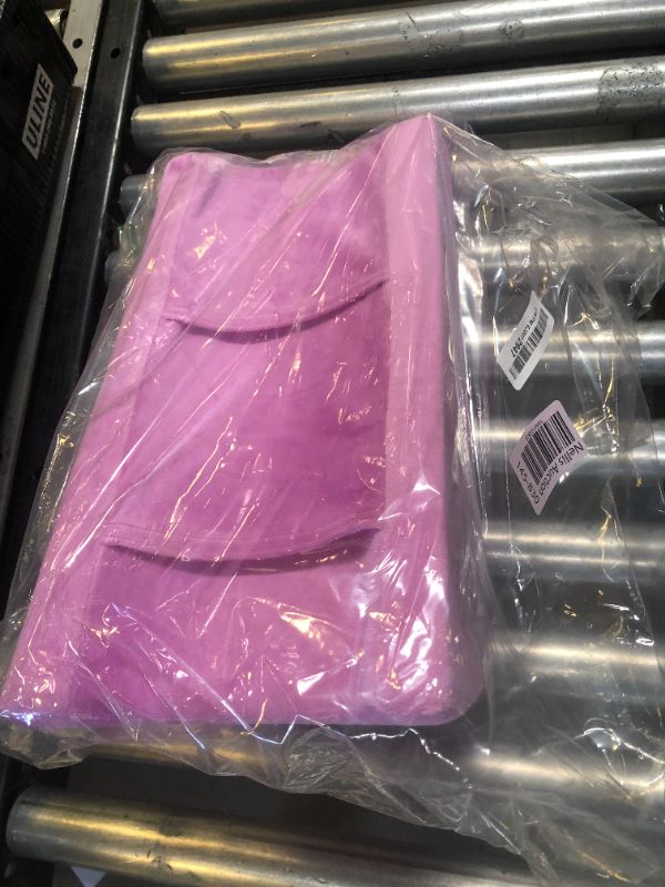 Photo 1 of Buryeah Arm Elevation Pillow with 2 Pockets, Soft Ergonomic Support Pillow for Elbow Rest Wedge Broken Arm Gifts with High Density Foam for Recovery Sleeping(Violet)
