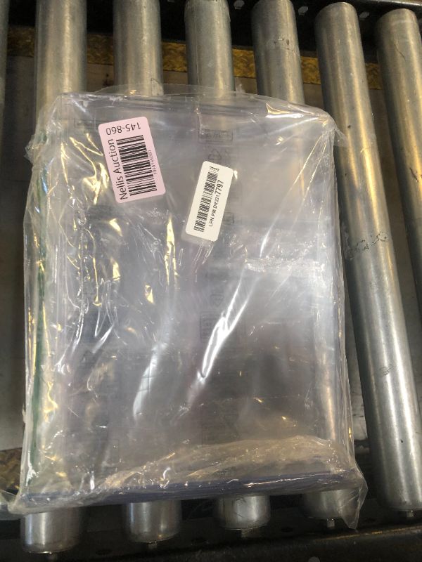 Photo 1 of SUNEE 12 packs Clear Plastic Sign Holders for 8.5x11 Paper, Vertical L-shape Frame for Displaying Signs and Menus