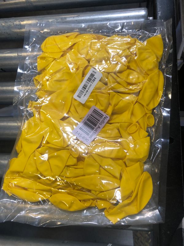 Photo 1 of 110 Pack Yellow Balloons 12 Inch Latex Party Balloons, Matte Balloons for Birthday Party Graduation Anniversary Baby Shower Wedding Decorations