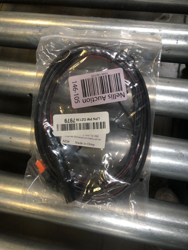 Photo 1 of ELFCULB 12AWG XT60i to SAE Adapter Extension Cable with SAE Polarity Reverse Adapter for Portable Power Station Solar Panel Solar Generator(6FT)