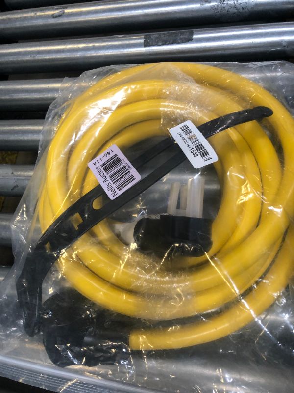 Photo 1 of Relaxweex 20ft 10-50 50Amp Extension Cord Compatible with NEMA 10-50 Male Plug to 10-50 Female Receptacle, 50 A 3 Prong Electric Range Oven Stove Extension Power Cord, STW 8 AWG/3C Gauge, 250V, 12500W