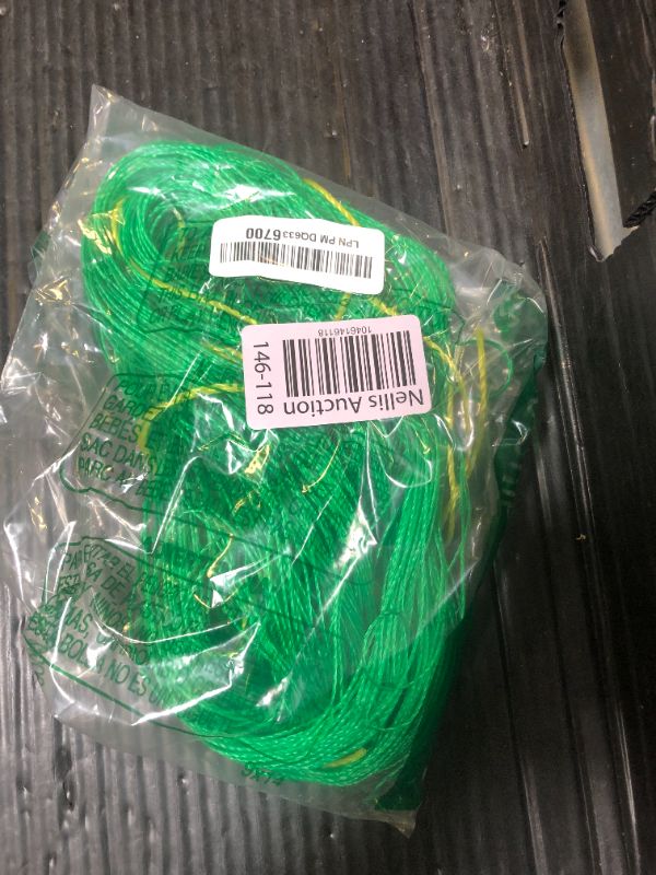 Photo 1 of HLARTNET Heavy Duty Garden Trellis (9 x 6.6 Ft) for Climbing Plants - Green Polyethylene (PE) Rectangular Netting for Cucumber, Bean, Green Peas, Tomato, Plants