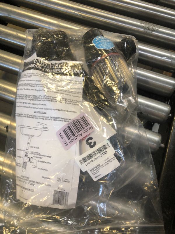 Photo 1 of PF WaterWorks PT5001-2 SinkGENIE No Mess Money Saving P-Trap - 2 Pack, Black and Transparent