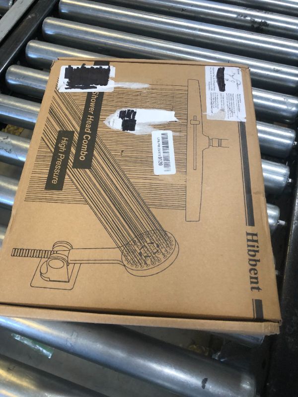 Photo 1 of Hibbent 5-spray 13'' Shower Head, High Pressure Rainfall Shower Head, Dual Showerhead Combo with 10-mode Handheld Spray, 12'' Adjustable Extension Arm, 71'' Hose, Showerhead Holder, Oil Rubbed Bronze