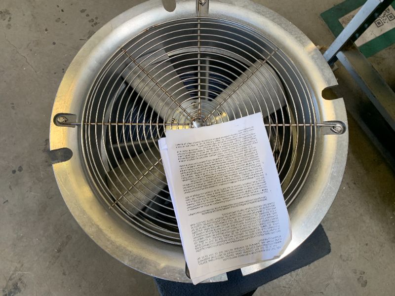 Photo 1 of -UNABLE TO TEST- Allegro Industries 9518?20 Jet Fan, Silver, 20" (50.8 cm)
