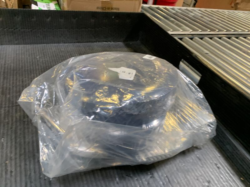 Photo 1 of I00000 150Pcs Blue Plastic Plates,Heavy Duty Navy Blue Disposable Plates with Disposable Silverware include 30Pcs10.25' Dinner Plates,30Pcs 10.25' Dessert Plates, 90 Silver Silverware Set for Party