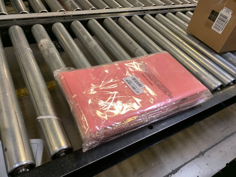 Photo 1 of QIKSION Plastic Table Cloth Disposable 12 Pack, 54 x 108 Inch Tablecloths for Rectangle Tables, Blush Pink Plastic Table Cover