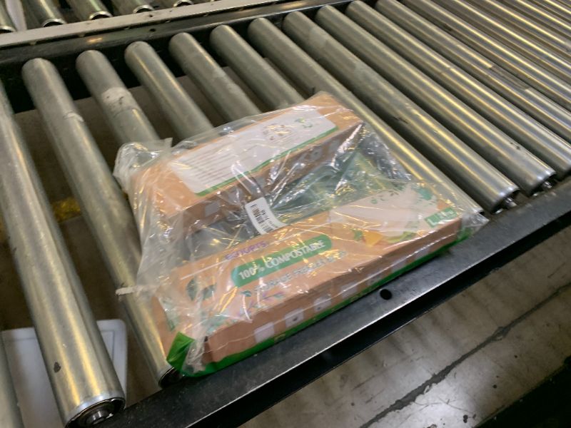 Photo 1 of 100% Compostable Large Sandwich Zip Bag | ECO-Friendly Food Storage Bags | Freezer Bag | Plant-Based BPA-free | Seal well for Fruit,Food and Snack (L-2Pack)