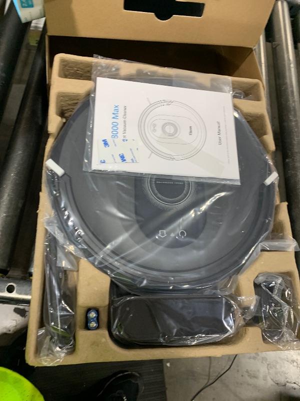 Photo 1 of Tikom Robot Vacuum and Mop Combo, 5000Pa Robotic Vacuum Cleaner, 150 Min Max, App & Remote Control, Ideal for Hard Floor, Carpet, Pet Hair, Self-Charge(G8000 Max)