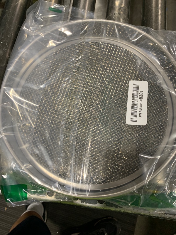 Photo 1 of Soil Sifter Set with 3 Sieve Meshes for Rock and Sand - Stainless Steel