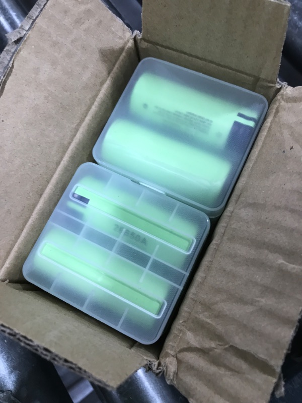 Photo 1 of rechargeable batteries and case
