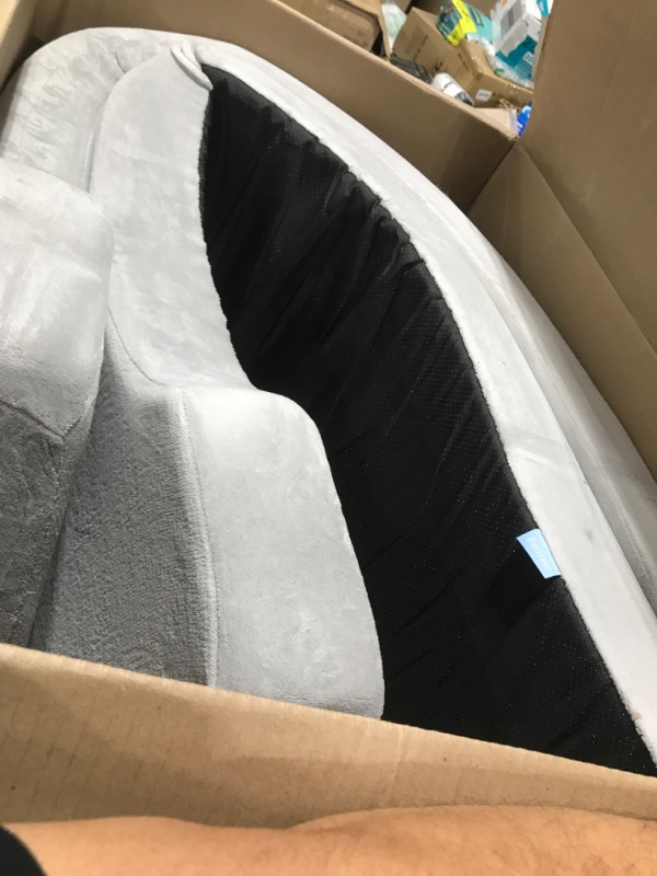 Photo 1 of Ferlizer 4" Memory Foam Camping Mattress for Tesla Model 3, 74" x 43", Foldable Car Sleeping Pad with Plush Washable Cover, CertiPUR-US Certified, Grey
