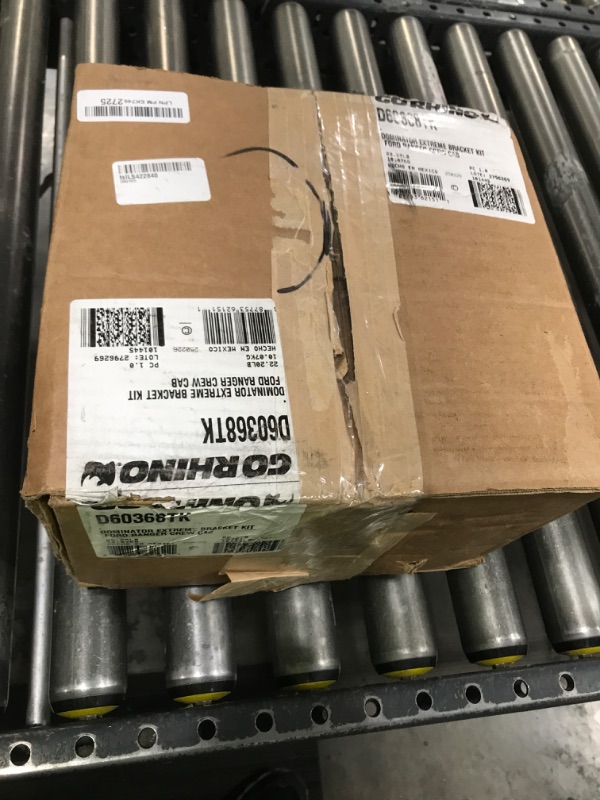 Photo 1 of Go Rhino Dominator Xtreme D1 / D2 / D6 / DS / DSS / DT Brackets | Mild Steel, Textured Black | D60368TK | Fits 2019 - 2024 Ford Ranger Crew Cab Pickup