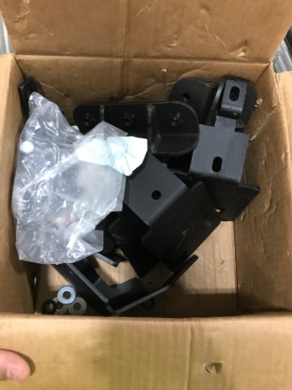 Photo 1 of Go Rhino Dominator Xtreme D1 / D2 / D6 / DS / DSS / DT Brackets | Mild Steel, Textured Black | D60368TK | Fits 2019 - 2024 Ford Ranger Crew Cab Pickup