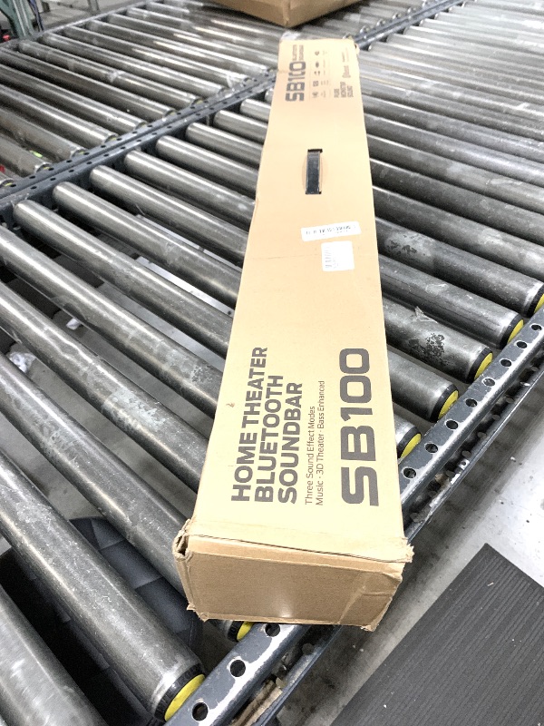 Photo 1 of Monster Soundbar SB100 Sound Bar for Smart TV, 120W Soundbar with DSP Dynamic Sound, LED Display, Easy Setup, Bluetooth 5.4, Wall Mountable