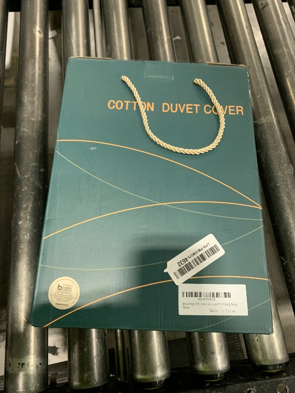 Photo 1 of Shilucheng 100% Cotton King Size Duvet Covers - 600 Thread Count, Luxury Sateen Weave Egyptian Cotton Comforter Cover with Zipper Closure & Corner Ties?Hotel Bedding Duvet Covers 3 Piece (Beige)