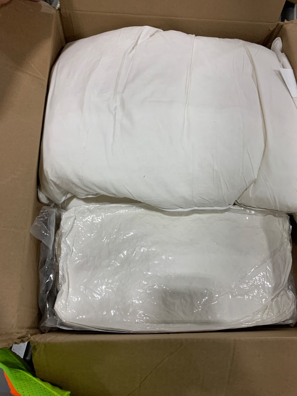 Photo 1 of ANT-HOME 16"x26" Pillow Inserts Soft Feather Pillow Set of 4 Indoor Decorative Sofa Down Pillows Bed Pillows Couch Pillow