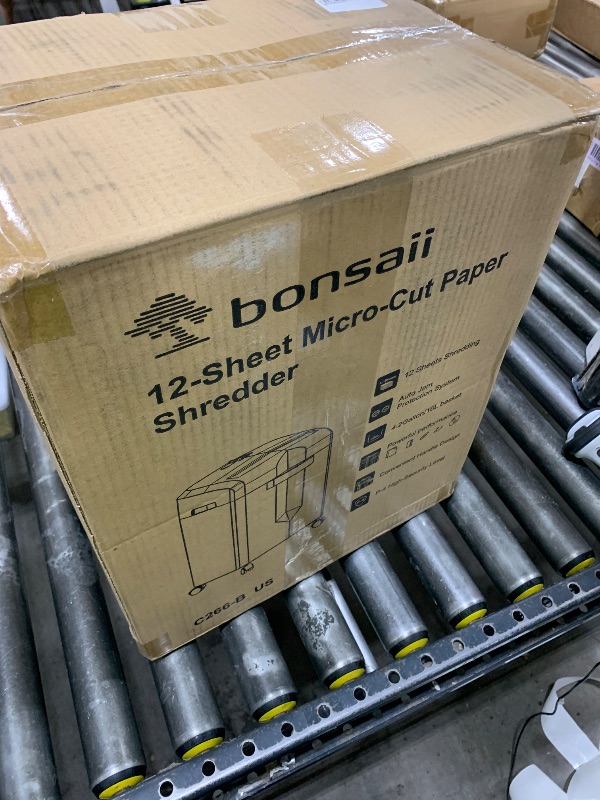 Photo 1 of bonsaii 12-Sheet Micro Cut Shredders for Home Office