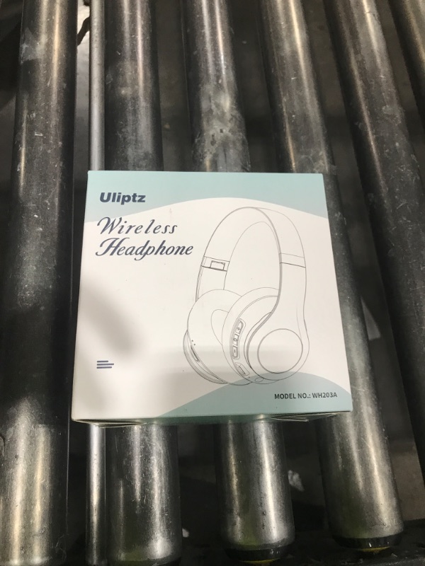 Photo 1 of Uliptz Wireless Bluetooth Headphones, 65H Playtime, 6 EQ Sound Modes, HiFi Stereo Over Ear Headphones with Microphone, Foldable Lightweight Bluetooth 5.3 Headphone for Travel/Office/Cellphone/PC