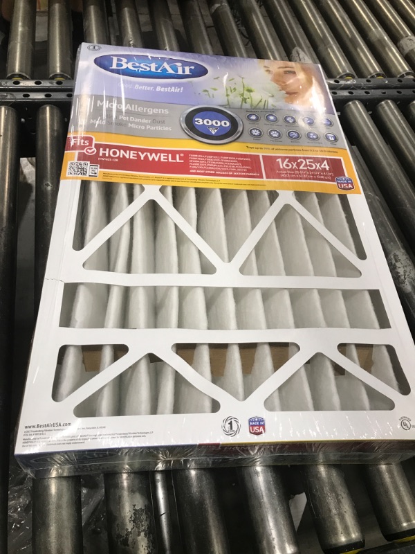 Photo 1 of RPS PRODUCTS BestAir 16 in. H x 25 in. W x 4 in. D 13 MERV Air Filter