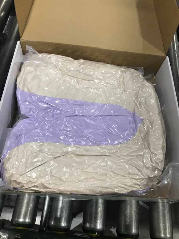 Photo 1 of FKWin Donut Dog Pillow for Small Dog with Unique Cut-Out Design,23"x23" Soft Cat Bed for Car and Outdoor,A Warm Space for Pets, Purple