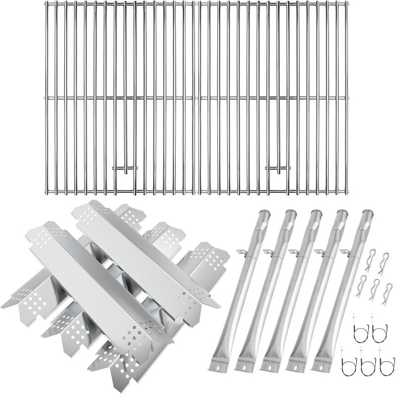 Photo 1 of BQMAX Grill Replacement Parts for Nexgrill 5 Burner 720-0888S, Grill Grate, Burner and Heat Plates for Nexgrill Replacement Parts 720-0888S, Grill Parts for Nexgrill 720-0888S Replacement Parts
