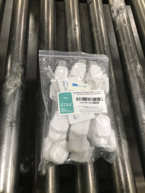 Photo 1 of Baby Proofing Child Safety Locks (12 Pack) by Skyla Homes - The Safest, Quickest and Easiest 3M Adhesive Cabinet Latches, No Screws & Magnets, Multi-Purpose for Furniture, Kitchen, Ovens, Toilet Seats