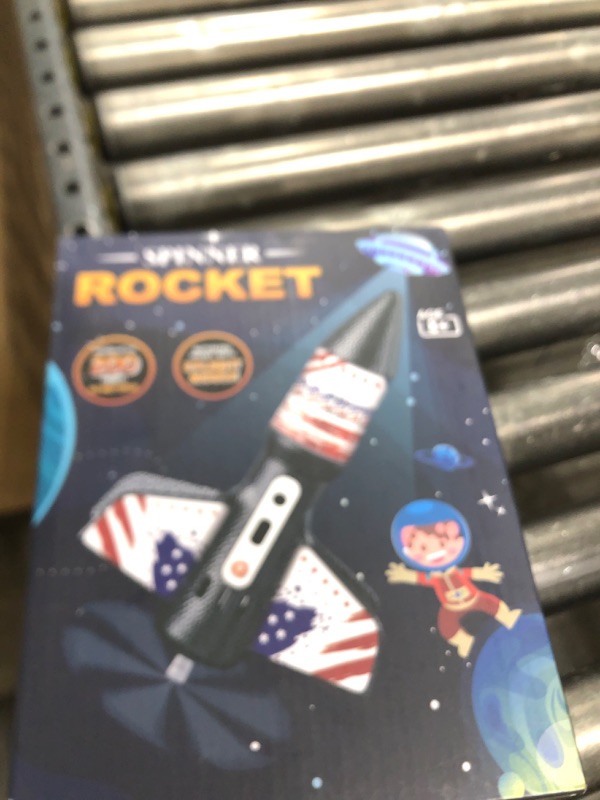 Photo 1 of Rocket Launcher for Kids, Self Launching Motorized Air Rocket Toy, Outdoor Toys for Ages 8-12, Model Rockets with Parachute Safely Land, Spaceship Launch up to 200 ft Birthday Gifts for Boys