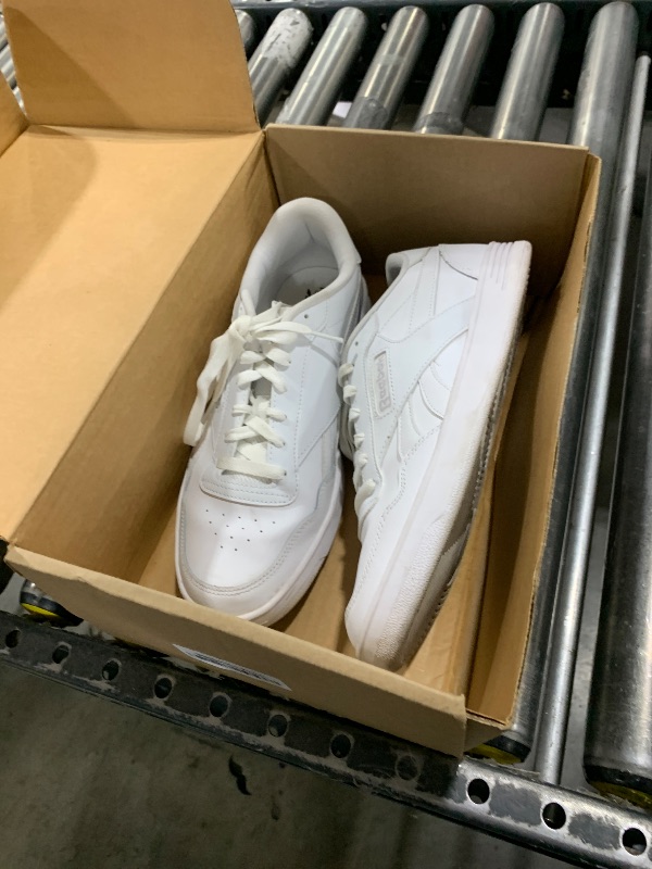 Photo 1 of Reebok Unisex Court Advance Sneaker, Footwear White/Footwear White/Pure Grey 2, Size 9 XX-Wide 