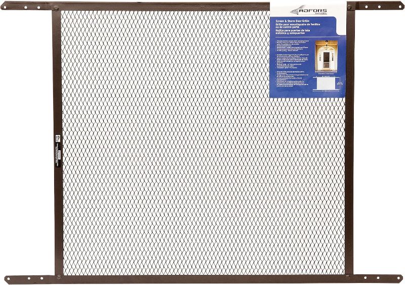 Photo 1 of Saint-Gobain ADFORS Brown Screen & Storm Door Grille, 24 Inches x 34 Inches