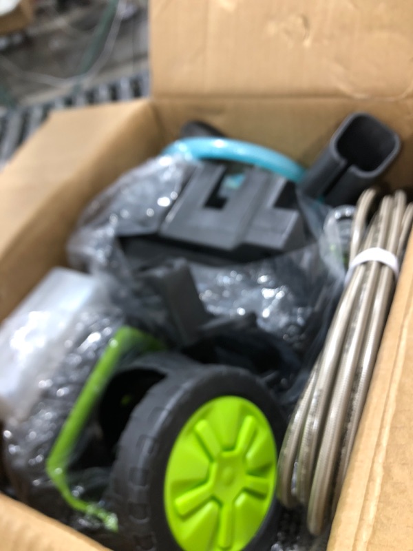 Photo 1 of Electric Pressure Washer, 2.5 GPM High Power Washer with 4 Nozzles Set & Foam Cannon, Power Washer for Driveways, Cars, Fences, Decks, Patios, and Outdoor Cleaning