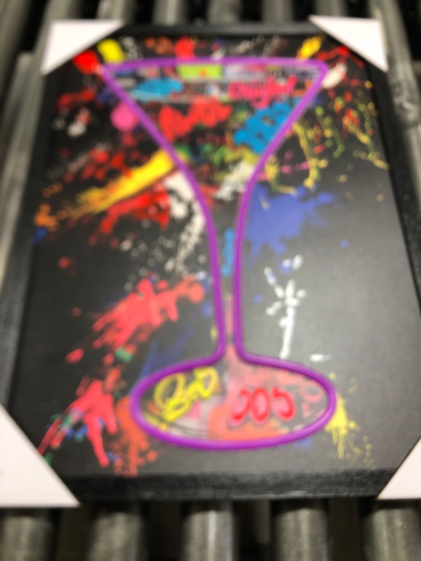 Photo 1 of HJSDYLIN LED Neon Sign for Wall Decor Wall Art Neon Light Sign LED Cocktail Glass Sign Decorative Painting Suitable for Man Cave Bar, Cafe, DJ Room, Game Room, Bar, Restaurant, Birthday Party, Party, Christmas Gift...