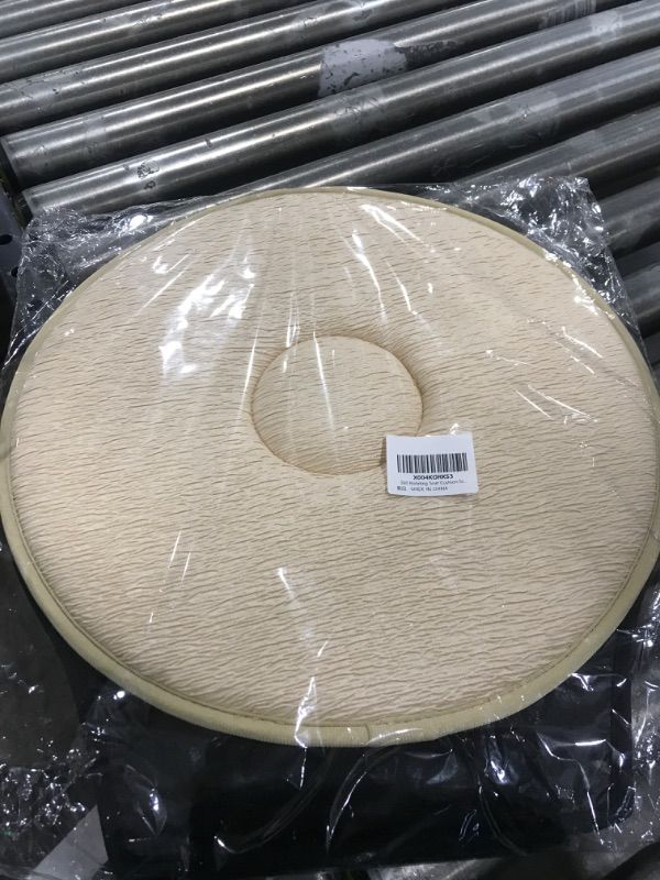 Photo 1 of 360 Rotating Seat Cushion for Car,Swivel Seat Cushion for Car for Elderly, 360 Rotating Car Seat Non Slip Cushion Support, Portable Rotating Car Seat Cushion for Elderly, Adult and Pregnant (Beige)