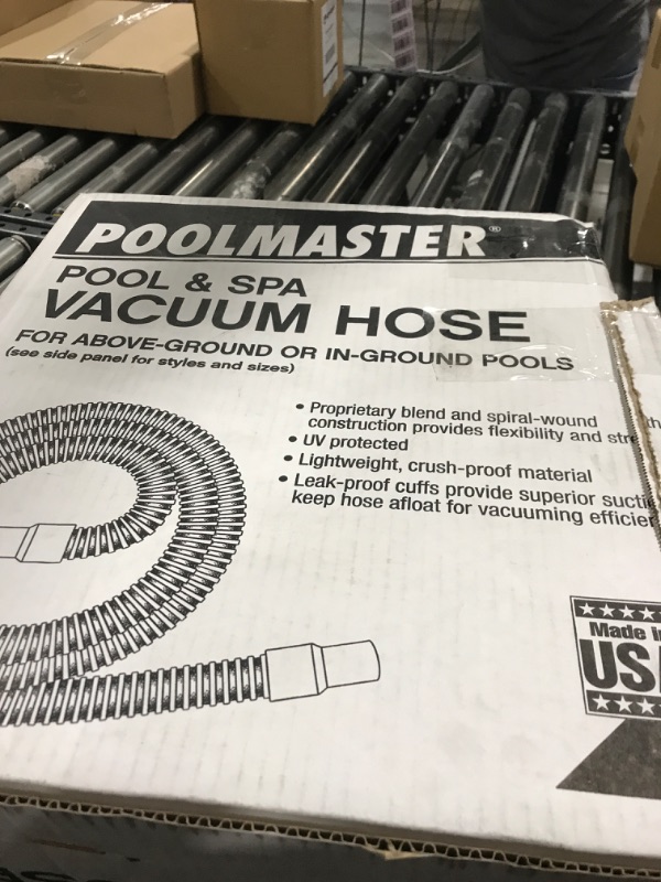 Photo 1 of Poolmaster 32227 Above-Ground Swimming Pool Vacuum Hose, 1-1/4-Inch x 27-Feet, Neutral