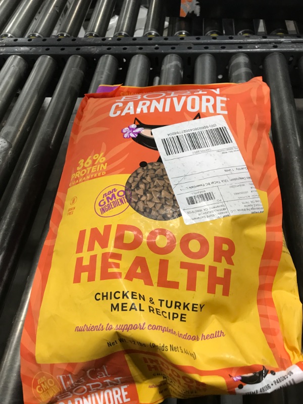 Photo 1 of Tiki Cat Born Carnivore Indoor Health Dry Cat Food, Chicken & Turkey Meal, 12 lbs. Bag