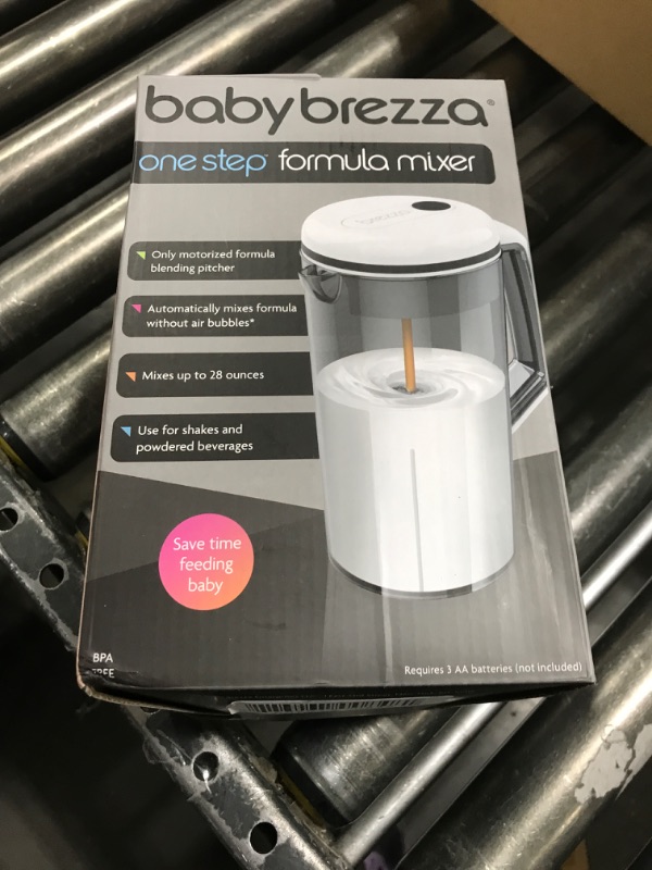 Photo 1 of Baby Brezza One Step Motorized Baby Formula Mixer Pitcher – No Air Bubble Electric Mixing for Infant Formula Powder for Baby Bottles - Large Capacity, Mix 28oz of Formula - Portable for Travel