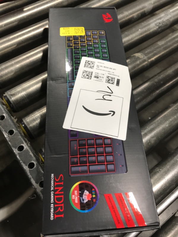 Photo 1 of Redragon Mechanical Gaming Keyboard Wired, 11 Programmable Backlit Modes, Hot-Swappable Red Switch, Anti-Ghosting, Double-Shot PBT Keycaps, Light Up Keyboard for PC Mac