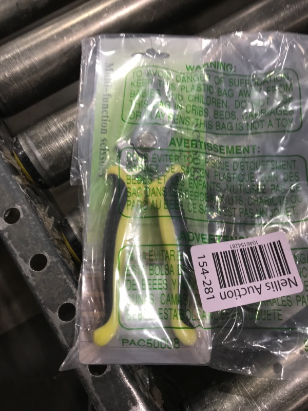 Photo 1 of Gardening Scissor Curved Sharp Stainless Steel Blade Garden Cutter Shears Cutting Flowers Trimming Plants Yard Florist Flower Rose Herb Hedge Bonsai Fruits Picking
