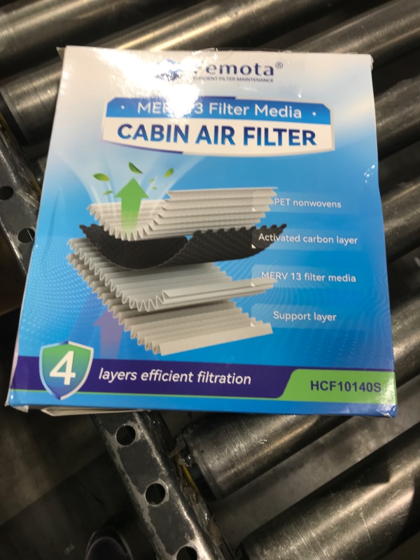 Photo 1 of Femota MERV 13 Cabin Air Filter with Activated Carbon, CF10140 (CP140) for Nissan Altima/Maxima/Murano/Sentra, Infiniti FX35/FX45/G35, Mitsubishi Eclipse Cross/Lancer/Outlander.