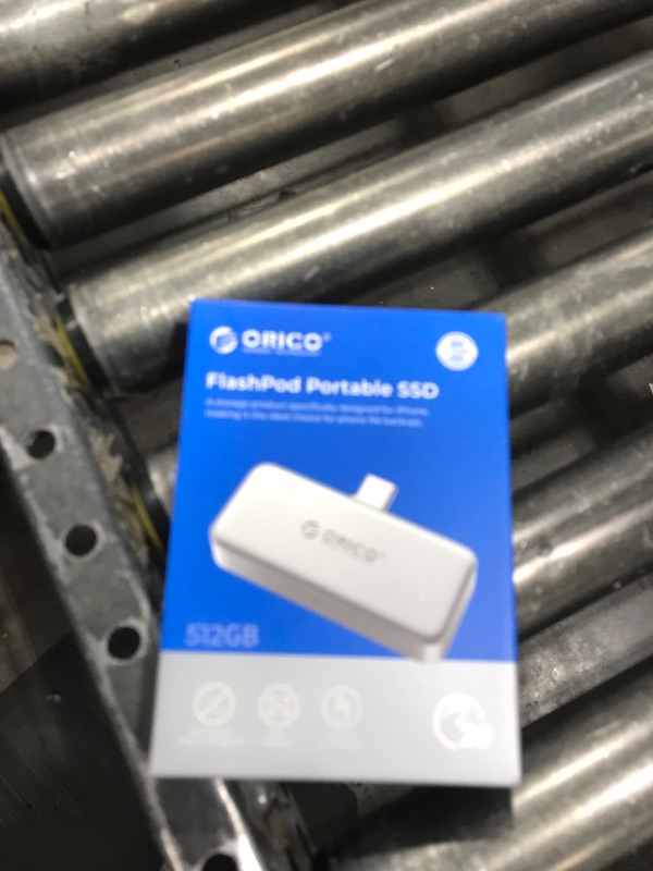 Photo 1 of ORICO FlashPod 512GB Portable SSD Up to 2000MB/s, Direct Plug Design, High-Speed External SSD with USB 3.2 Gen2x2 20Gbps Interface, Reliable Storage for iPhone 16 Series, Tablets, Laptops - S20