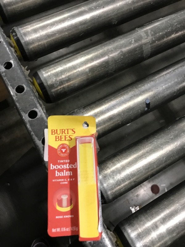 Photo 1 of Burt’s Bees Tinted Boosted Balm, Misty Mauve, Hydrating Tinted Lip Balm with Vitamin C, E, and F Core, 24 Hour Lip Moisturizer with Responsibly Sourced Beeswax, 100% Natural Origin, 1 Count, 0.16oz