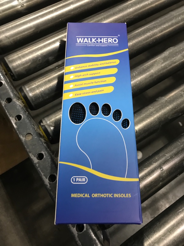 Photo 1 of Plantar Fasciitis Insoles for Men Women - Orthotics Inserts, Shoe Insoles Arch Support Flat Feet Inserts Work Boot Insoles for Standing All Day (Mens 9-9 1/2 | Womens 11-11 1/2)