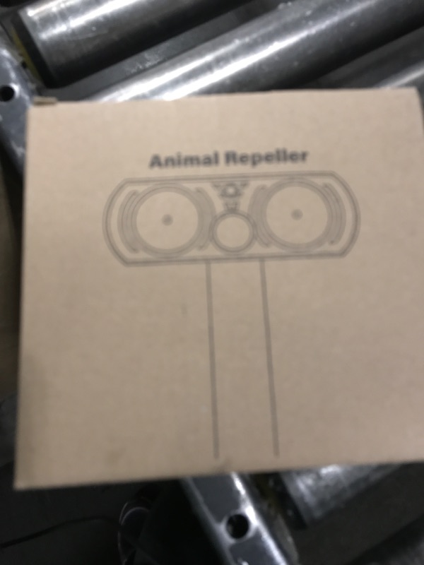 Photo 1 of Upgraded Solar Ultrasonic Animal Repellent Outdoor, Deer Repellent Devices Motion Detection, Waterproof Cat Squirrel Mouse Raccoon Dog Repellent Deterrent with LED Flash Lights for Yard Farm Garden