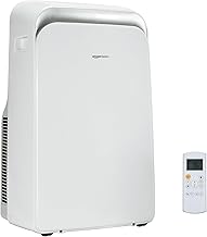 Photo 1 of Amazon Basics 4-In-1 Portable Air Conditioner, 13,500 BTU (ASHRAE), Cools Up to 550 Sqf, Portable AC with Cool/Heat/Dry (Dehumidifier)/Fan-Only Functions, Auto Mode, Sleep Mode, Timer, White